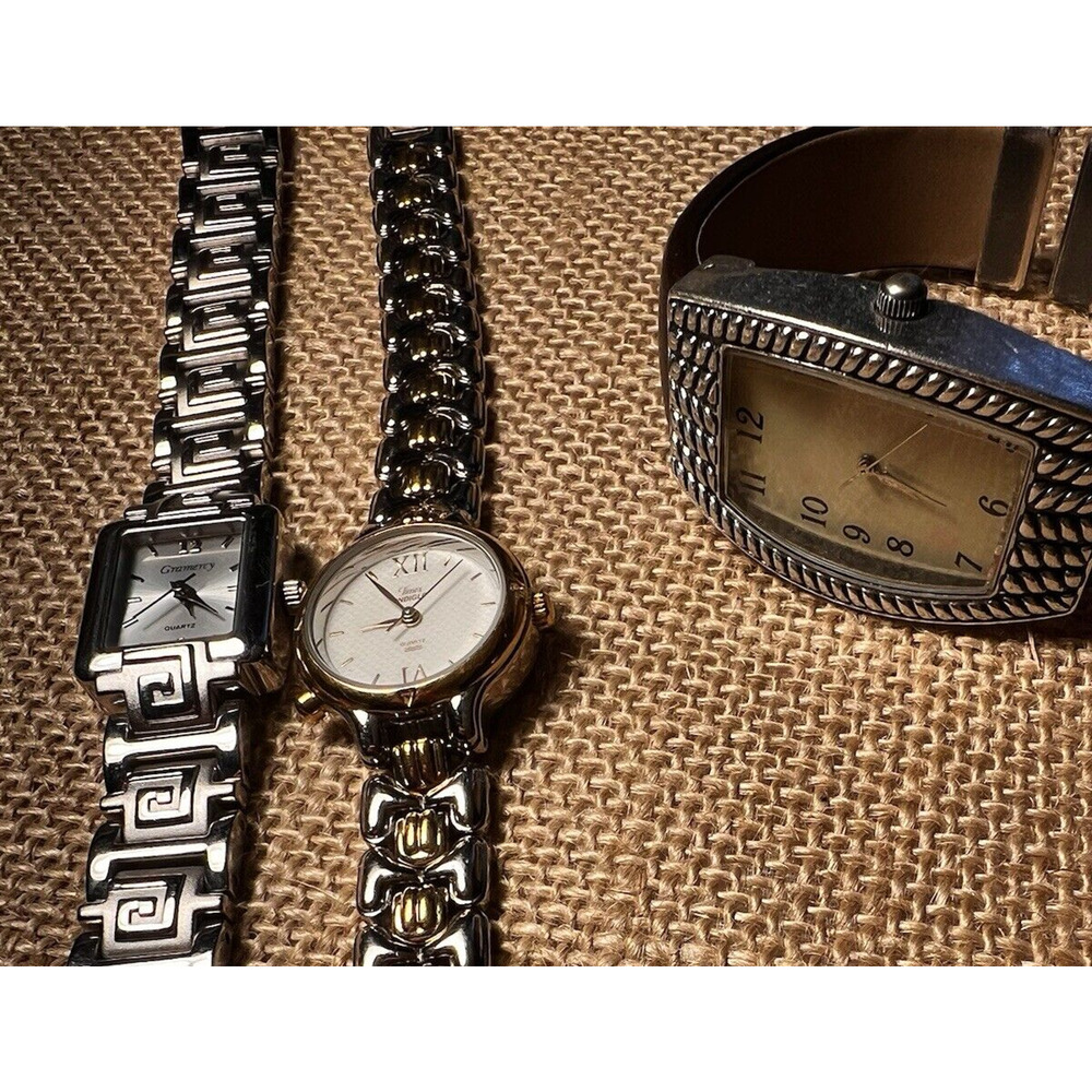 Timex & Gramercy Quartz (2) & Coldwater Creek Fashion Watch--Lot of 3 Watches